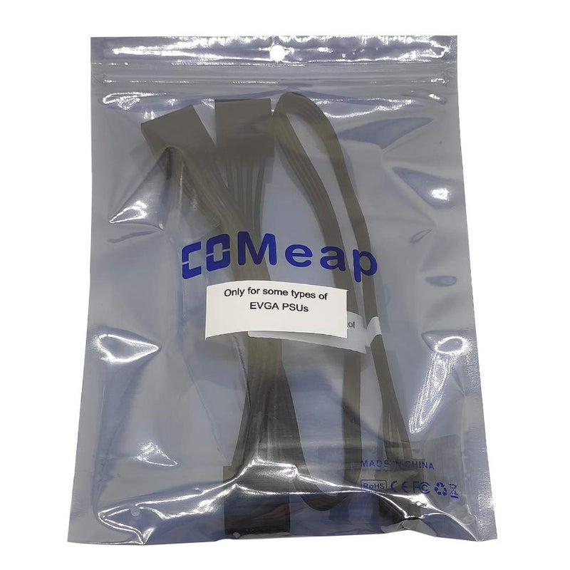 COMeap كابل طاقة COMeap Molex لوحدات EVGA، محول مقسم 6 دبابيس إلى 3X 4 دبابيس لمشغل الأقراص الصلبة لبعض أنواع وحدات الطاقة EVGA 20-in(50cm) - Image 5